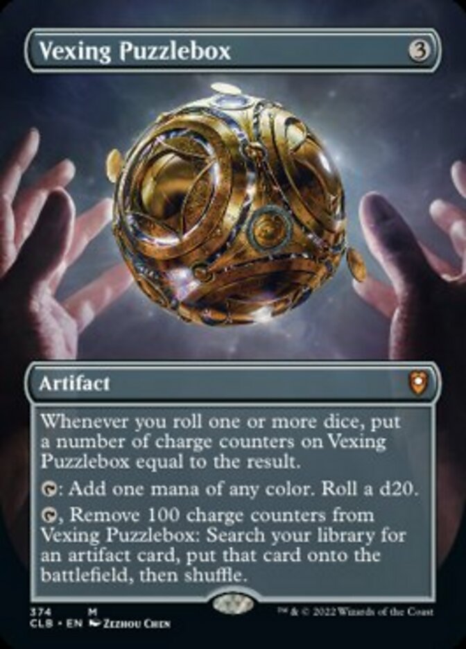 Vexing Puzzlebox (Borderless Alternate Art) [Commander Legends: Battle for Baldur's Gate] | Webway Games