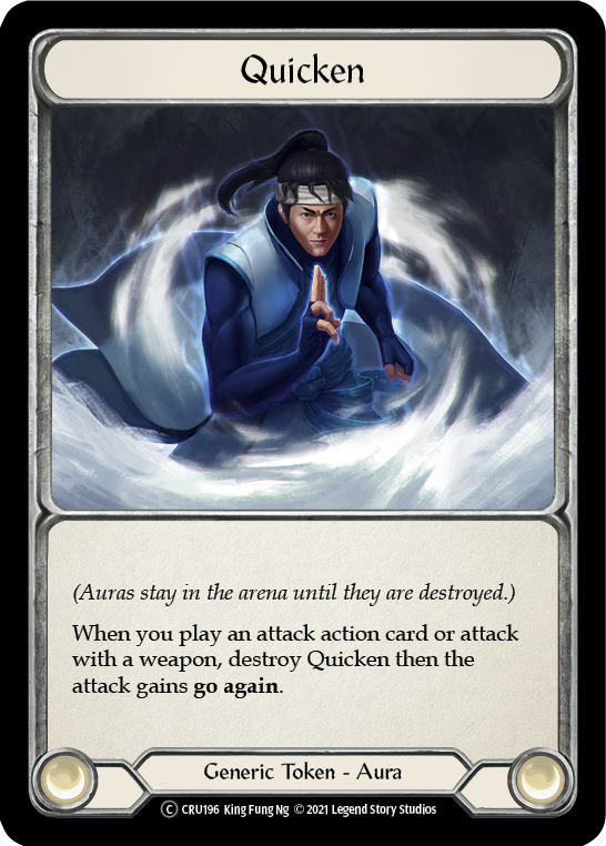 Quicken (Rainbow Foil) [CRU196-RF] Unlimited Rainbow Foil | Webway Games