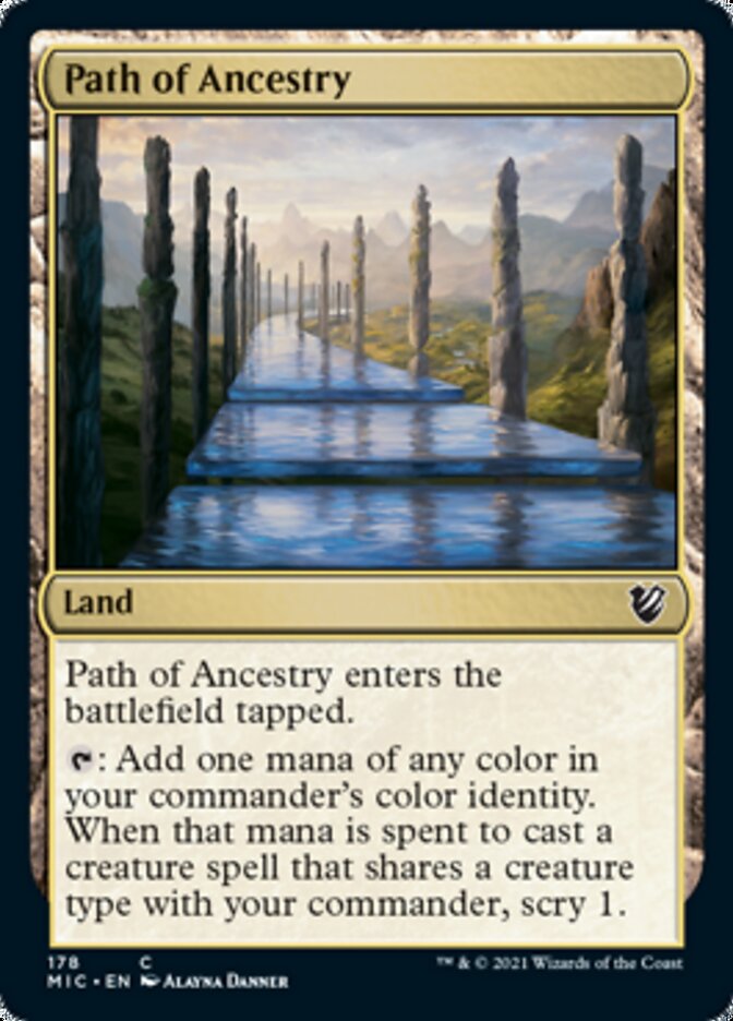 Path of Ancestry [Innistrad: Midnight Hunt Commander] | Webway Games