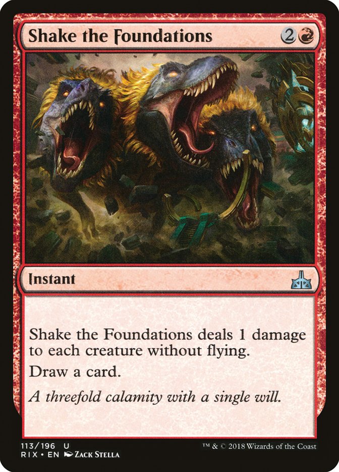 Shake the Foundations [Rivals of Ixalan] | Webway Games