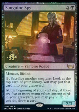 Sanguine Spy [Streets of New Capenna Prerelease Promos] | Webway Games