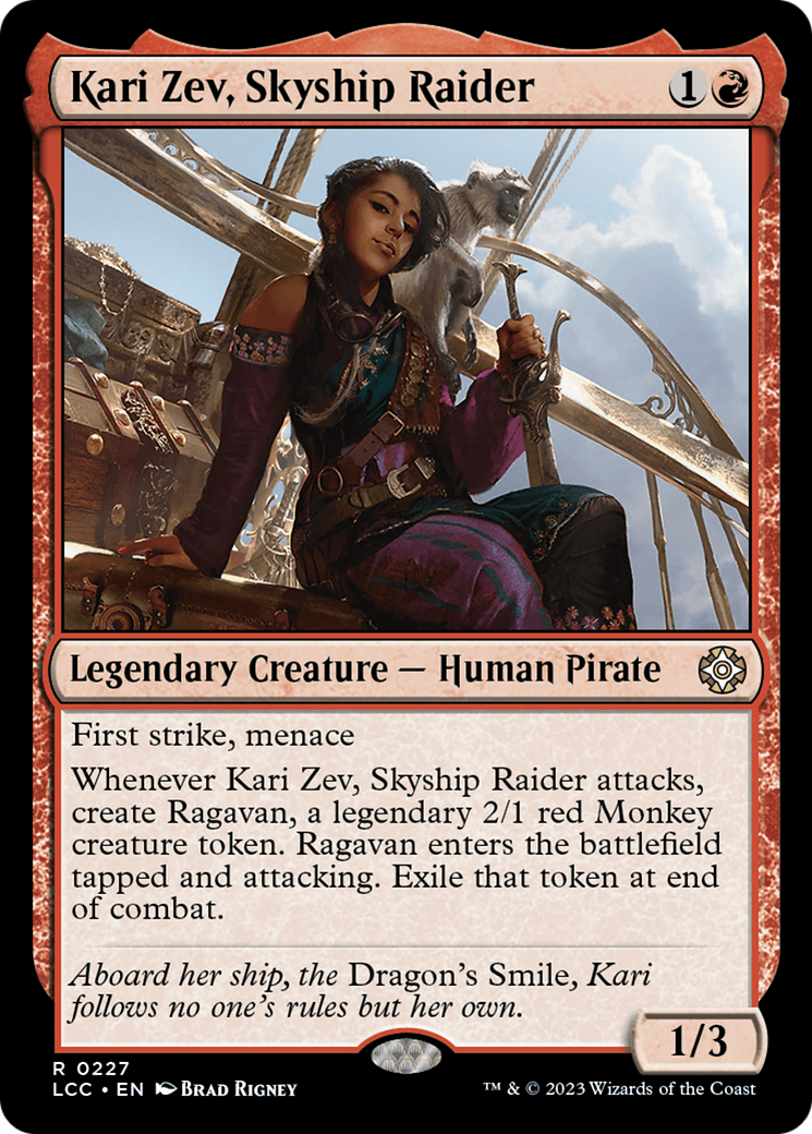 Kari Zev, Skyship Raider [The Lost Caverns of Ixalan Commander] | Webway Games