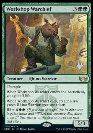 Workshop Warchief (Promo Pack) [Streets of New Capenna Promos] | Webway Games