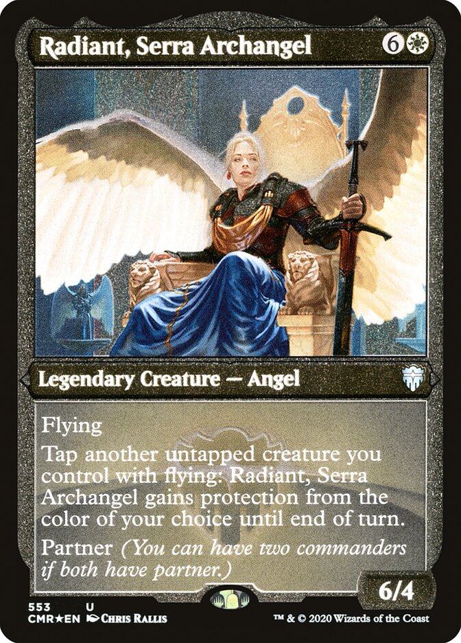 Radiant, Serra Archangel [Commander Legends Etched] | Webway Games