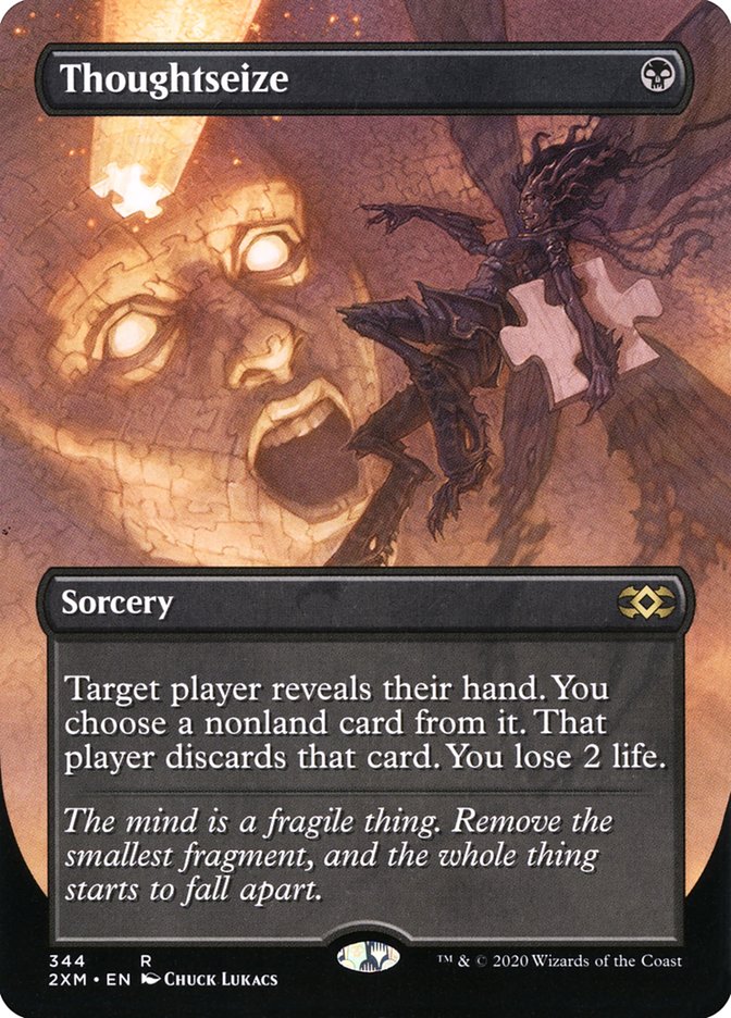 Thoughtseize (Borderless) [Double Masters] | Webway Games