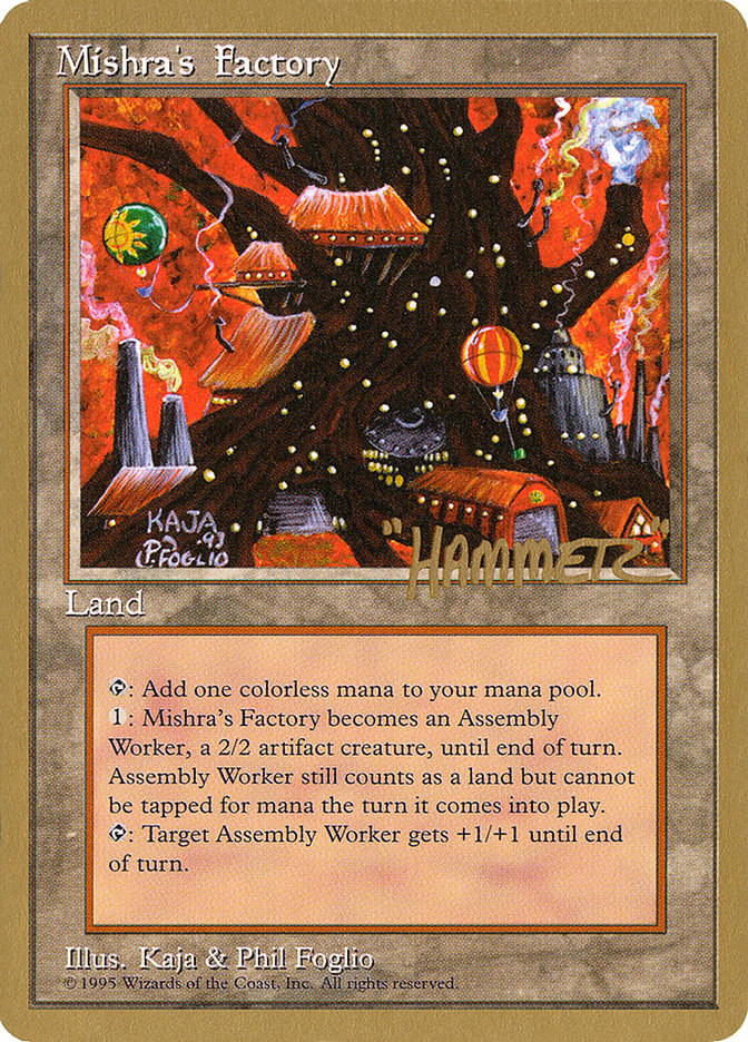 Mishra's Factory (Shawn "Hammer" Regnier) [Pro Tour Collector Set] | Webway Games