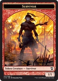 Survivor // Myr (023) Double-sided Token [Commander 2018 Tokens] | Webway Games