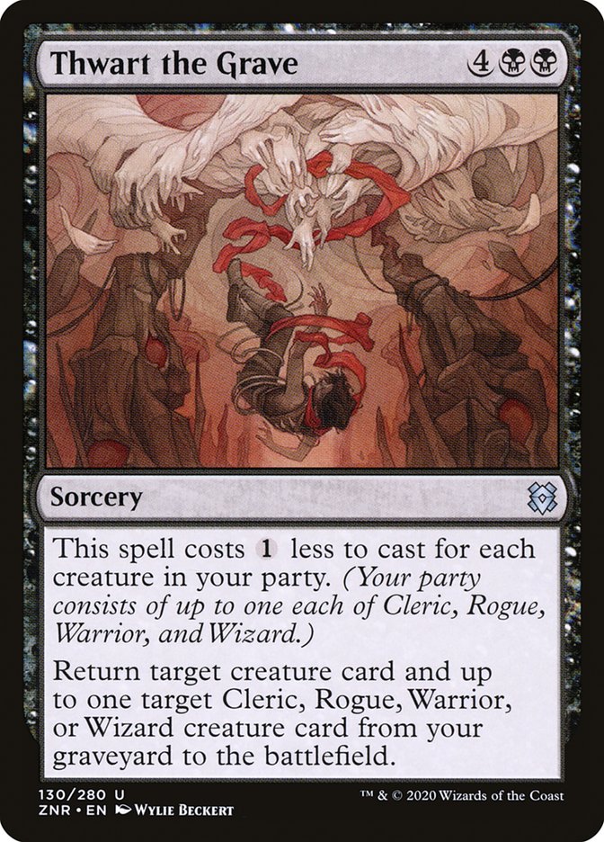 Thwart the Grave [Zendikar Rising] | Webway Games