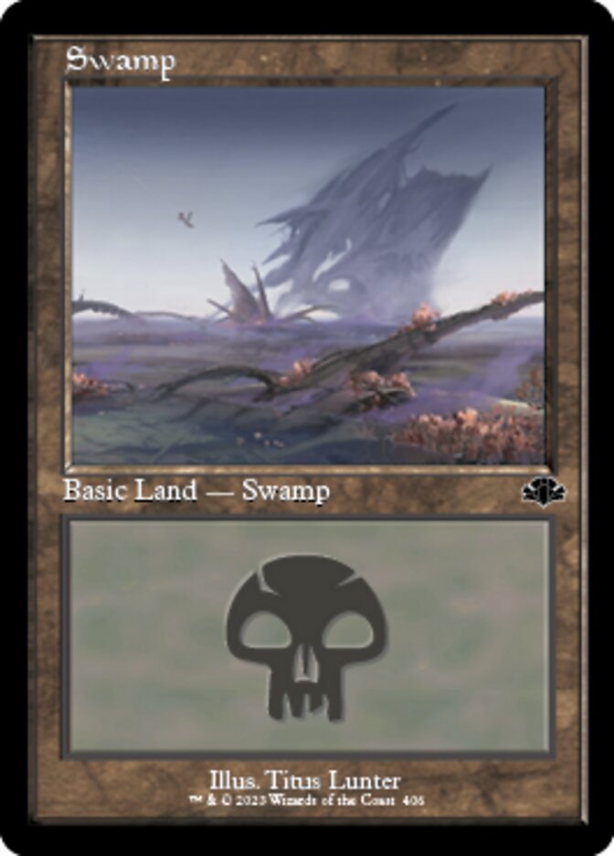 Swamp (406) (Retro) [Dominaria Remastered] | Webway Games