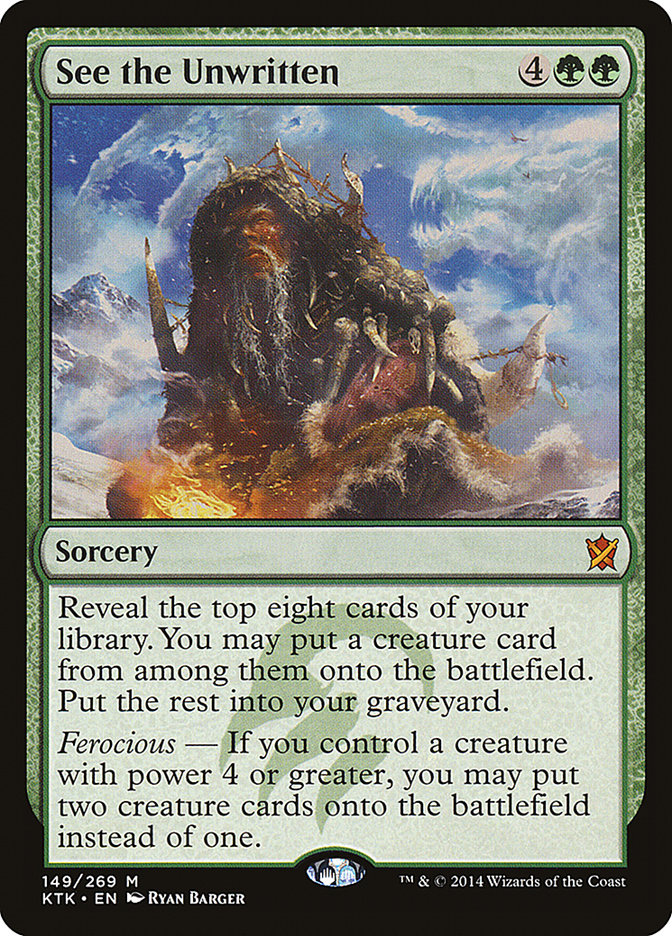 See the Unwritten [Khans of Tarkir] | Webway Games