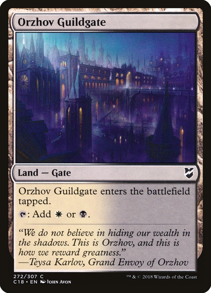 Orzhov Guildgate [Commander 2018] | Webway Games