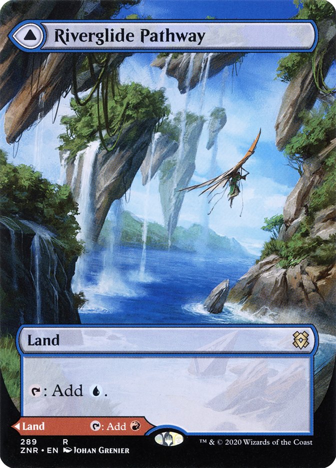 Riverglide Pathway // Lavaglide Pathway (Borderless) [Zendikar Rising] | Webway Games
