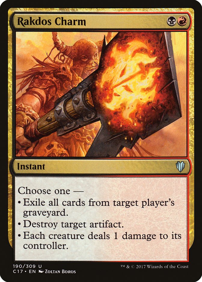 Rakdos Charm [Commander 2017] | Webway Games
