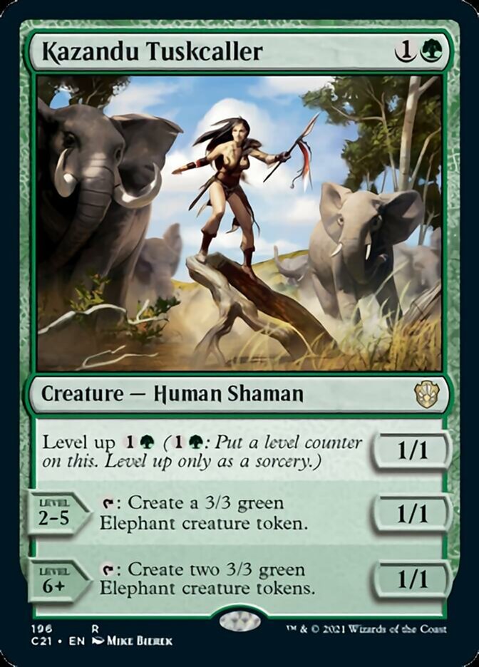 Kazandu Tuskcaller [Commander 2021] | Webway Games