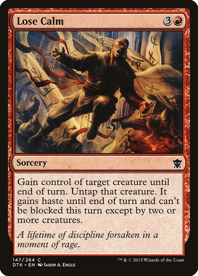 Lose Calm [Dragons of Tarkir] | Webway Games