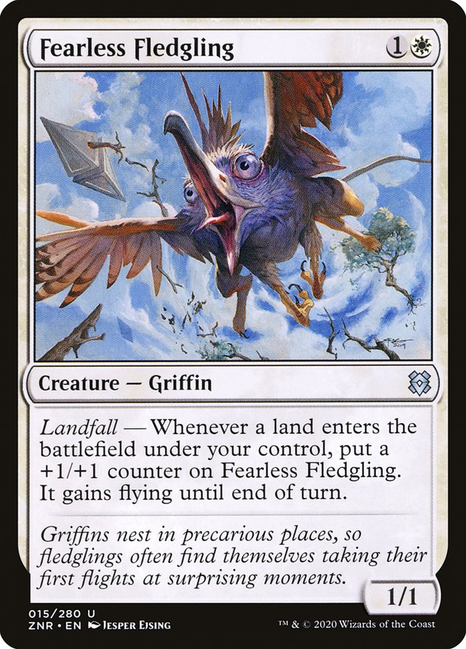 Fearless Fledgling [Zendikar Rising] | Webway Games