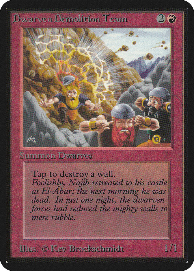 Dwarven Demolition Team [Limited Edition Alpha] | Webway Games