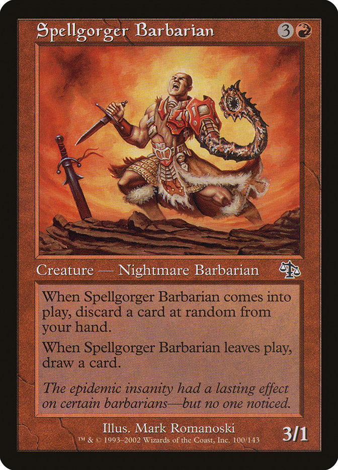 Spellgorger Barbarian [Judgment] | Webway Games