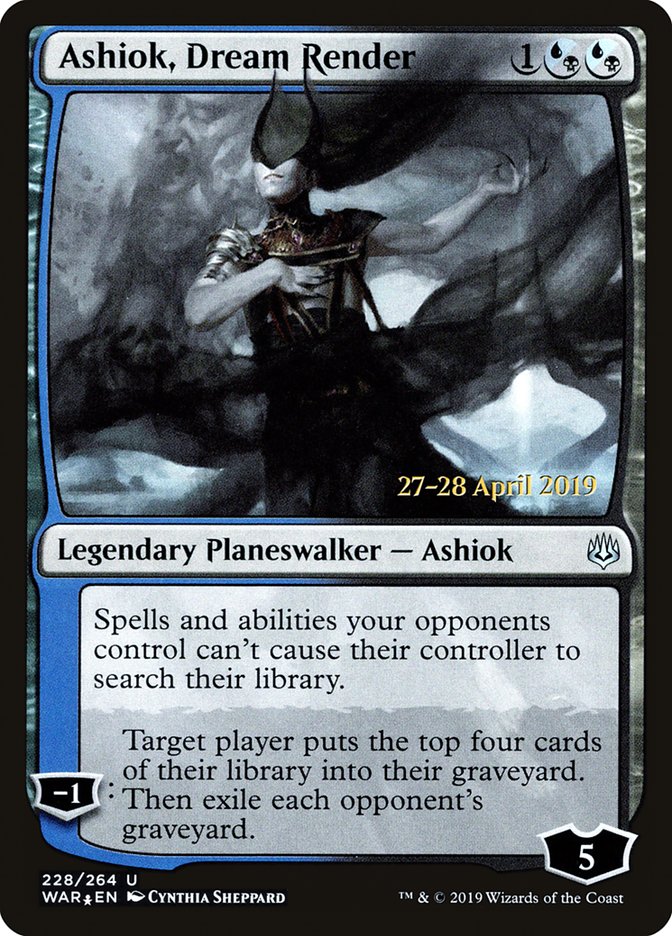 Ashiok, Dream Render  [War of the Spark Prerelease Promos] | Webway Games