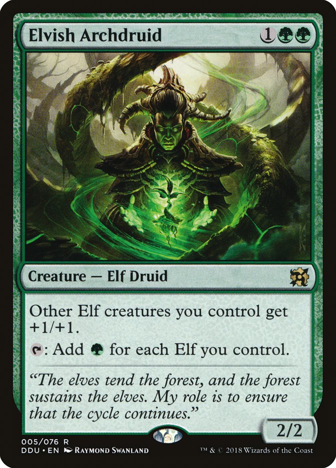Elvish Archdruid [Duel Decks: Elves vs. Inventors] | Webway Games
