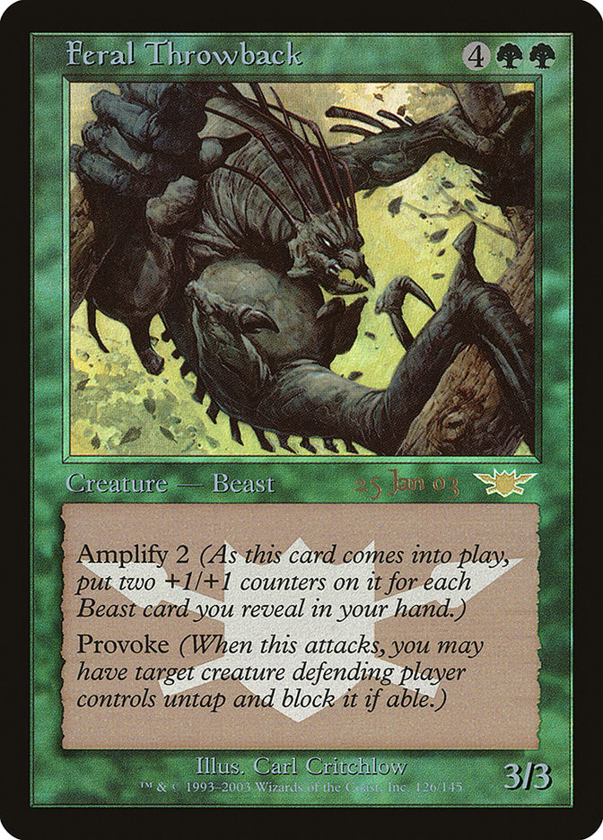 Feral Throwback [Legions Promos] | Webway Games