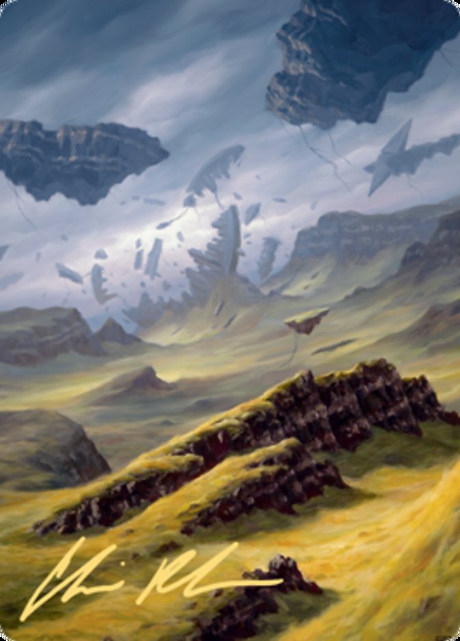 Plains 3 Art Card (Gold-Stamped Signature) [Zendikar Rising Art Series] | Webway Games