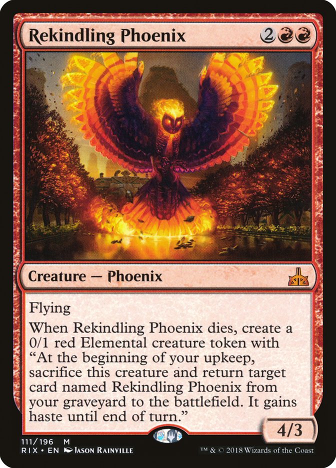 Rekindling Phoenix [Rivals of Ixalan] | Webway Games