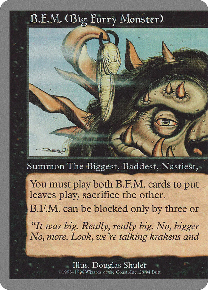 B.F.M. (Big Furry Monster) (28/94) [Unglued] | Webway Games