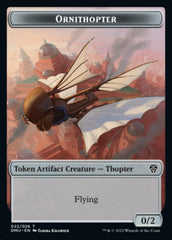 Phyrexian // Ornithopter Double-sided Token [Dominaria United Tokens] | Webway Games