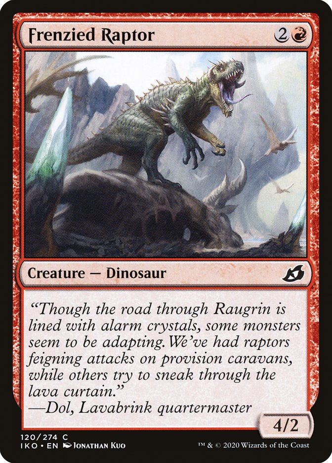 Frenzied Raptor [Ikoria: Lair of Behemoths] | Webway Games