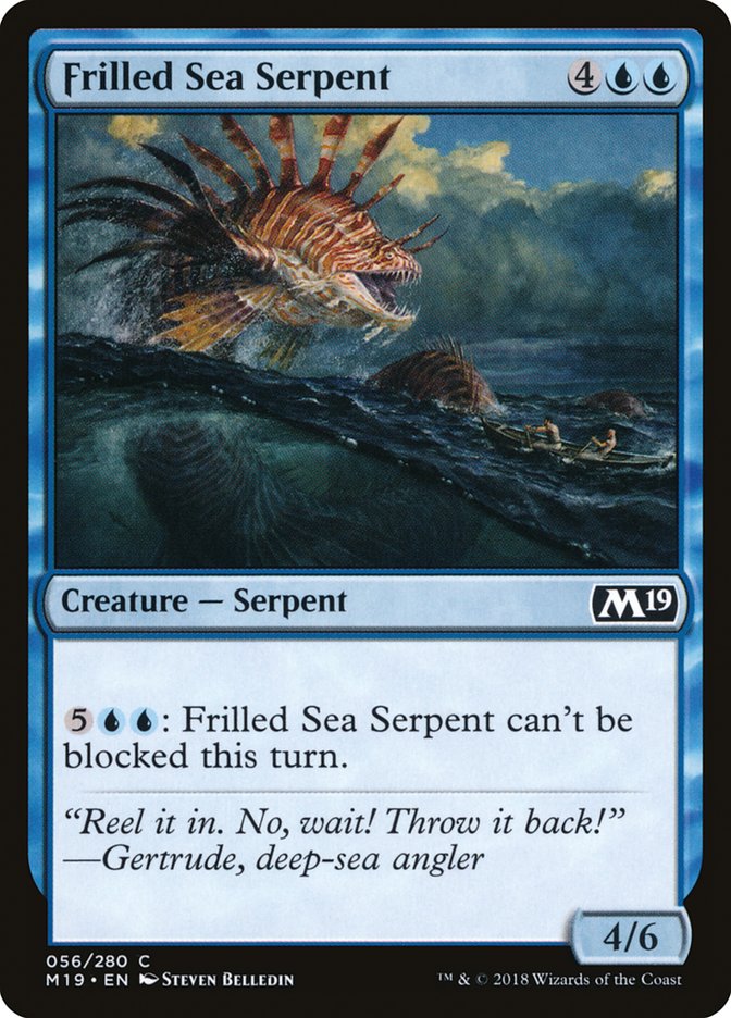 Frilled Sea Serpent [Core Set 2019] | Webway Games