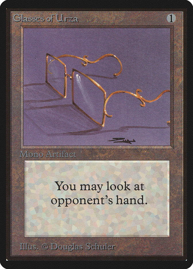 Glasses of Urza [Limited Edition Beta] | Webway Games