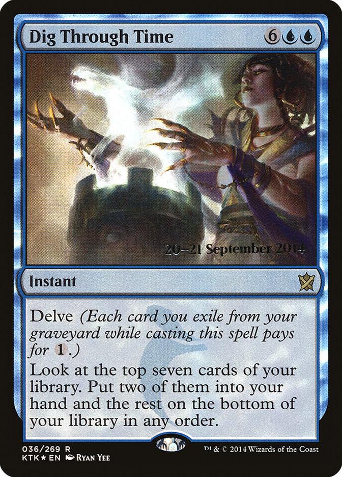 Dig Through Time  (Prerelease) [Khans of Tarkir Prerelease Promos] | Webway Games