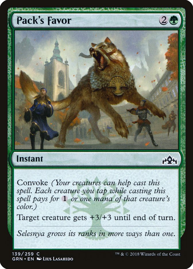 Pack's Favor [Guilds of Ravnica] | Webway Games