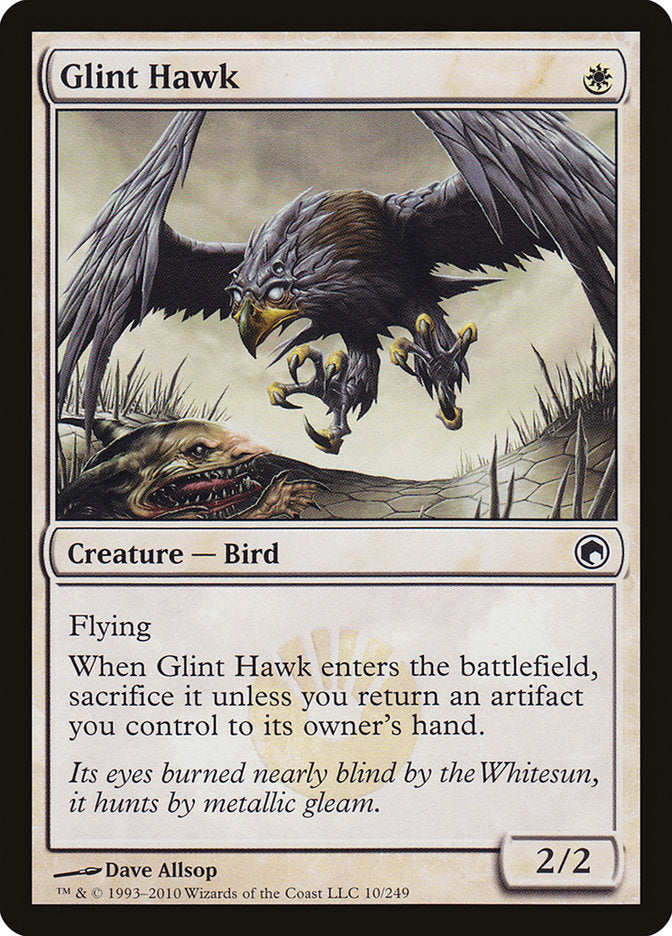 Glint Hawk [Scars of Mirrodin] | Webway Games