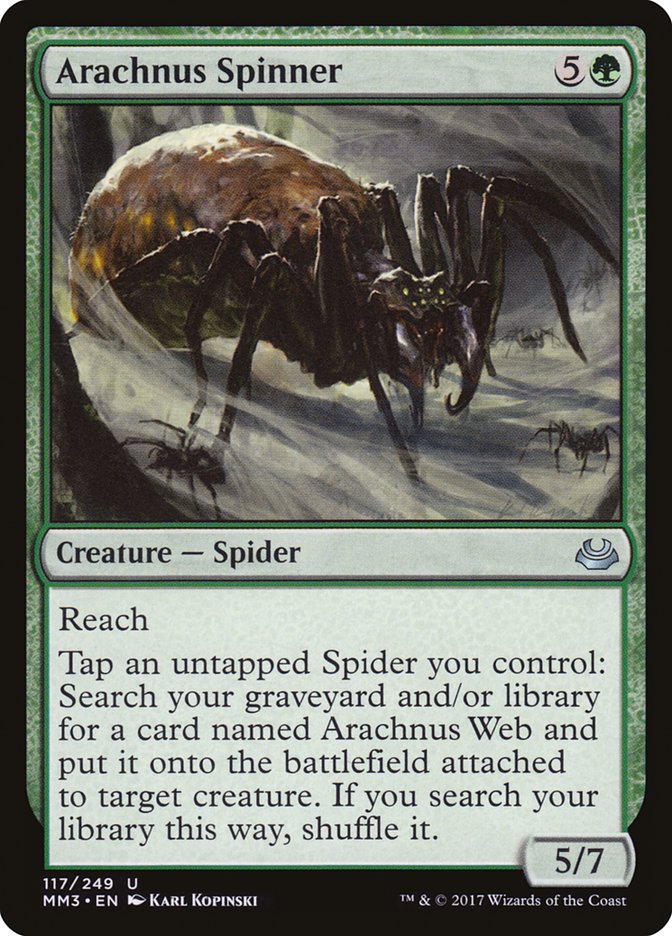 Arachnus Spinner [Modern Masters 2017] | Webway Games
