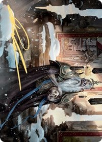 Narfi, Betrayer King Art Card (Gold-Stamped Signature) [Kaldheim: Art Series] | Webway Games