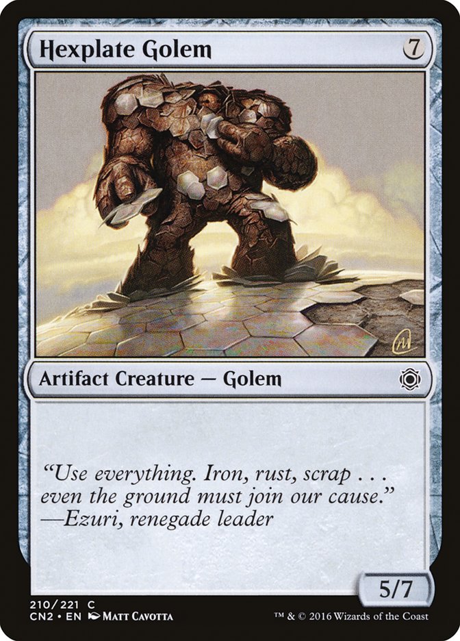 Hexplate Golem [Conspiracy: Take the Crown] | Webway Games