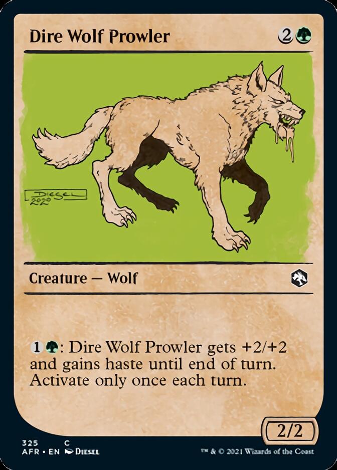Dire Wolf Prowler (Showcase) [Dungeons & Dragons: Adventures in the Forgotten Realms] | Webway Games