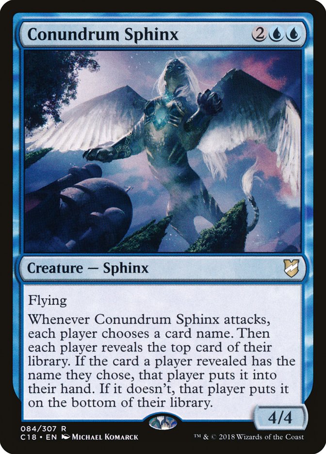 Conundrum Sphinx [Commander 2018] | Webway Games