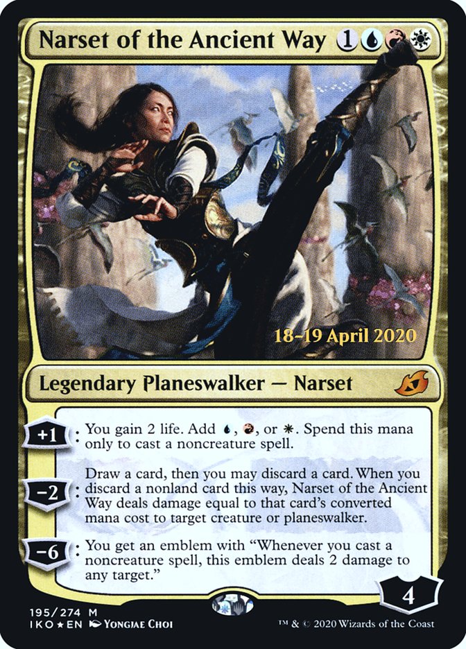 Narset of the Ancient Way  [Ikoria: Lair of Behemoths Prerelease Promos] | Webway Games