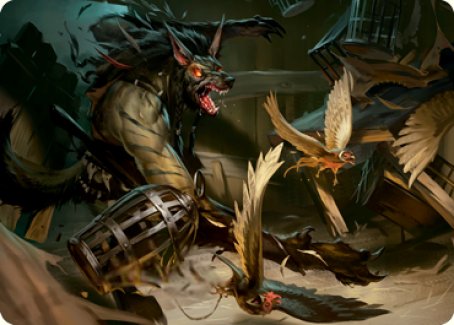 Wing Shredder Art Card [Innistrad: Midnight Hunt Art Series] | Webway Games
