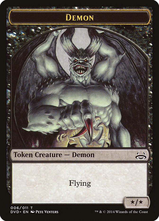 Demon Token (Divine vs. Demonic) [Duel Decks Anthology Tokens] | Webway Games