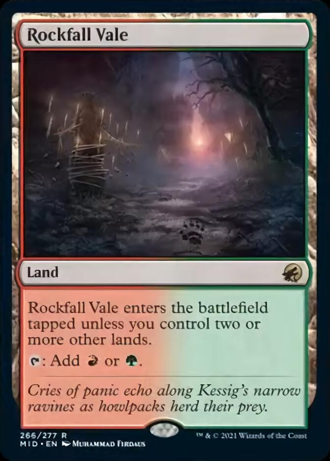 Rockfall Vale [Innistrad: Midnight Hunt] | Webway Games