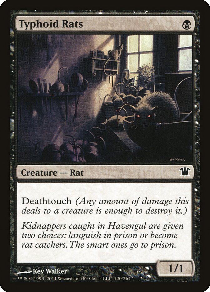 Typhoid Rats [Innistrad] | Webway Games