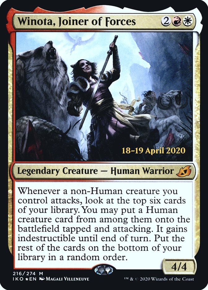 Winota, Joiner of Forces  [Ikoria: Lair of Behemoths Prerelease Promos] | Webway Games