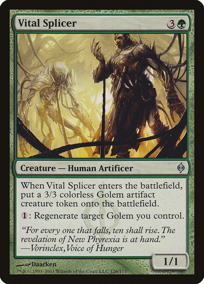 Vital Splicer [New Phyrexia] | Webway Games