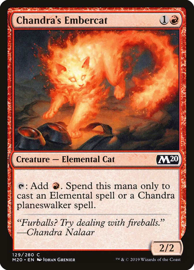 Chandra's Embercat [Core Set 2020] | Webway Games