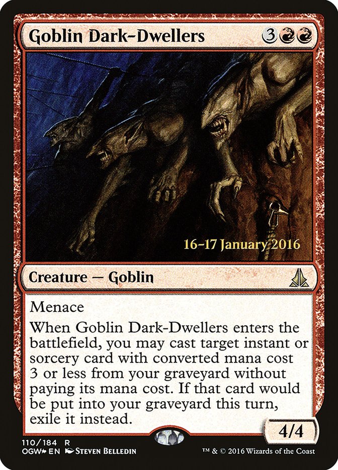 Goblin Dark-Dwellers (Prerelease) [Oath of the Gatewatch Prerelease Promos] | Webway Games