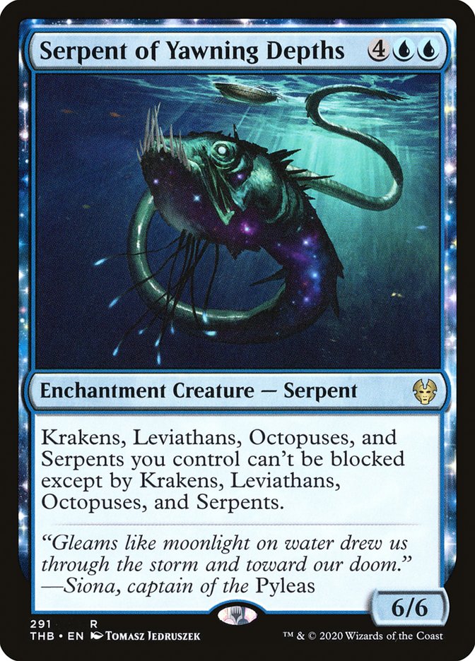 Serpent of Yawning Depths [Theros Beyond Death] | Webway Games